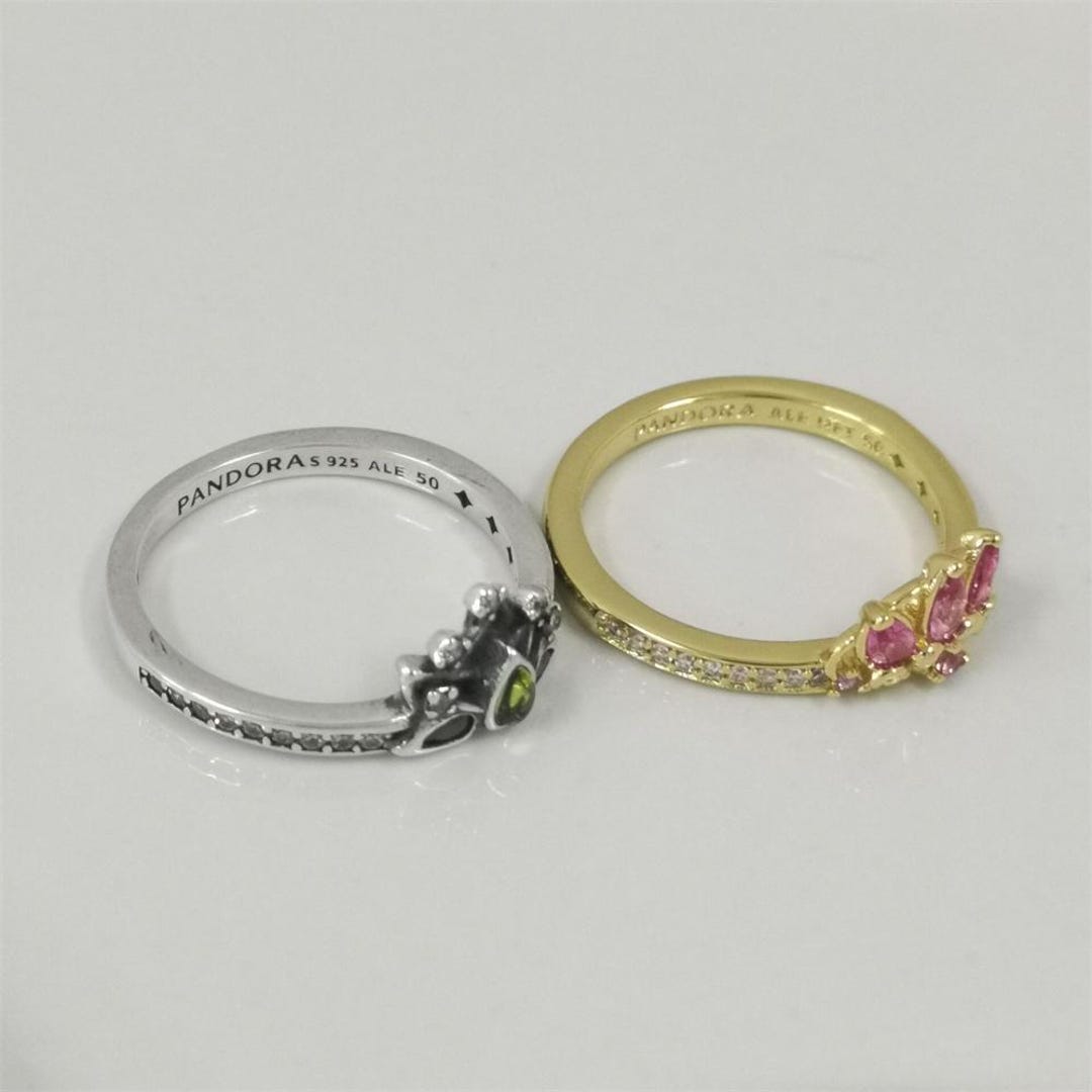 Pandora Modern Princesses Ring Set、 - Etsy