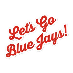 Blue Jays Baseball Sticker - Etsy Canada