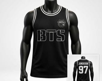 BTS Konzert Jersey, Benutzerdefinierte Kpop Sport Shirt, personalisierte Name Anzahl Merch, Bangtan Fan Geschenk