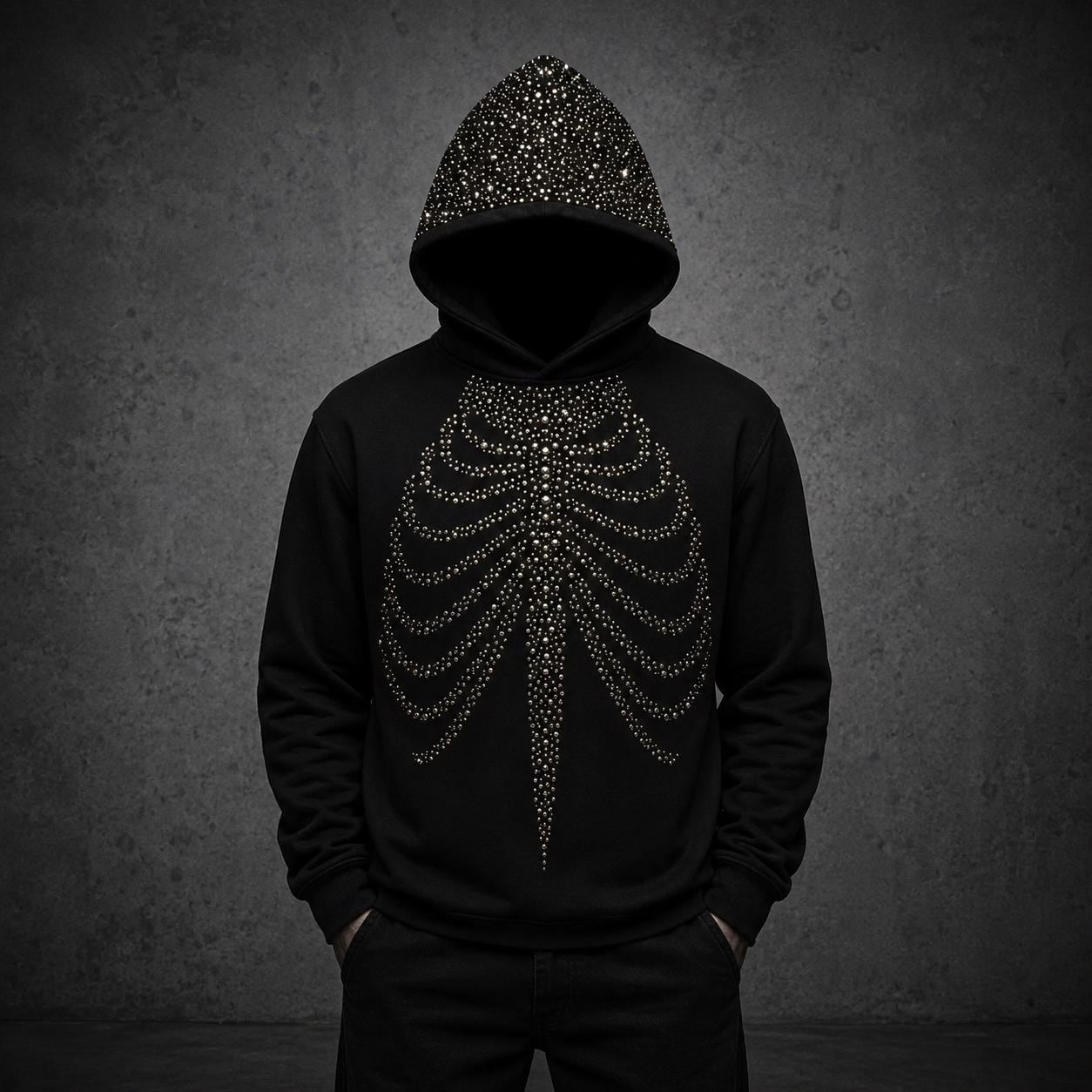 Y2k Skeleton Hoodie - Etsy Denmark