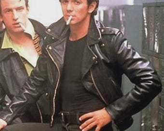 Handmade Grease T Birds Leather Jacket | Danny Zuko Biker Style