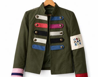 Coldplay Viva La Vida Jacket | Chris Martin Inspired Military Coat