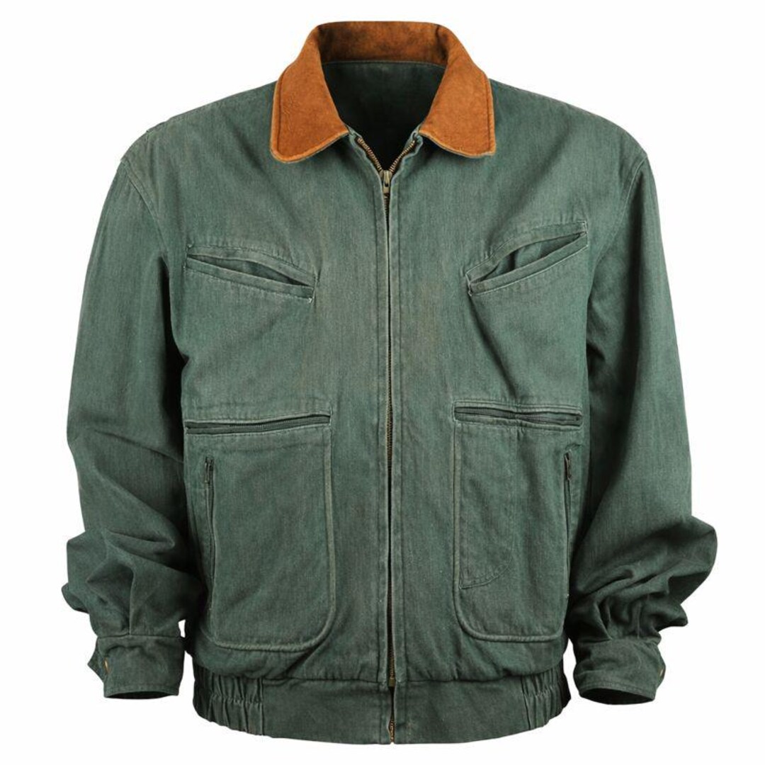 Total Recall Jacket | Douglas Quaid Green Cotton Sci-fi Coat - Etsy