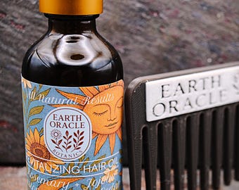 Revitalizing Hair Oil Elixir – Rosemary, Castor, Jojoba, Argan, Cedar Blend