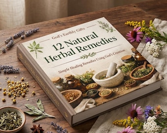 Libro electrónico con 12 remedios herbales naturales