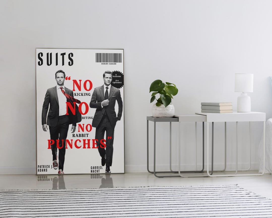 Suits Magazine Suits TV Series Poster - Magazine Cover Art Print (digital Download) - Etsy