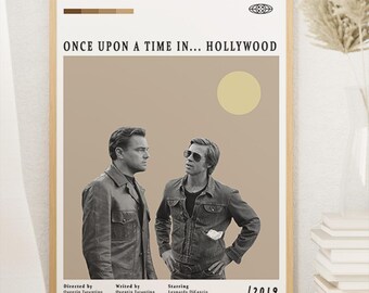 ワンス・アポン・ア・タイム・イン・ハリウッドの映画ポスター - Etsy 日本