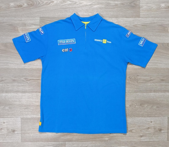 Renault F1 Team Mild Seven Polo • Vintage Motorsport Shirt