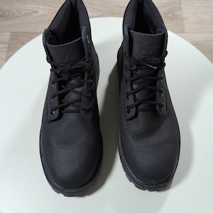 Stivali Timberland Helcor in pelle nera • Vecchia collezione • Abbigliamento da lavoro • Resistenti all'abrasione • EU 38 • Donna US 7 • Junior US 5.5