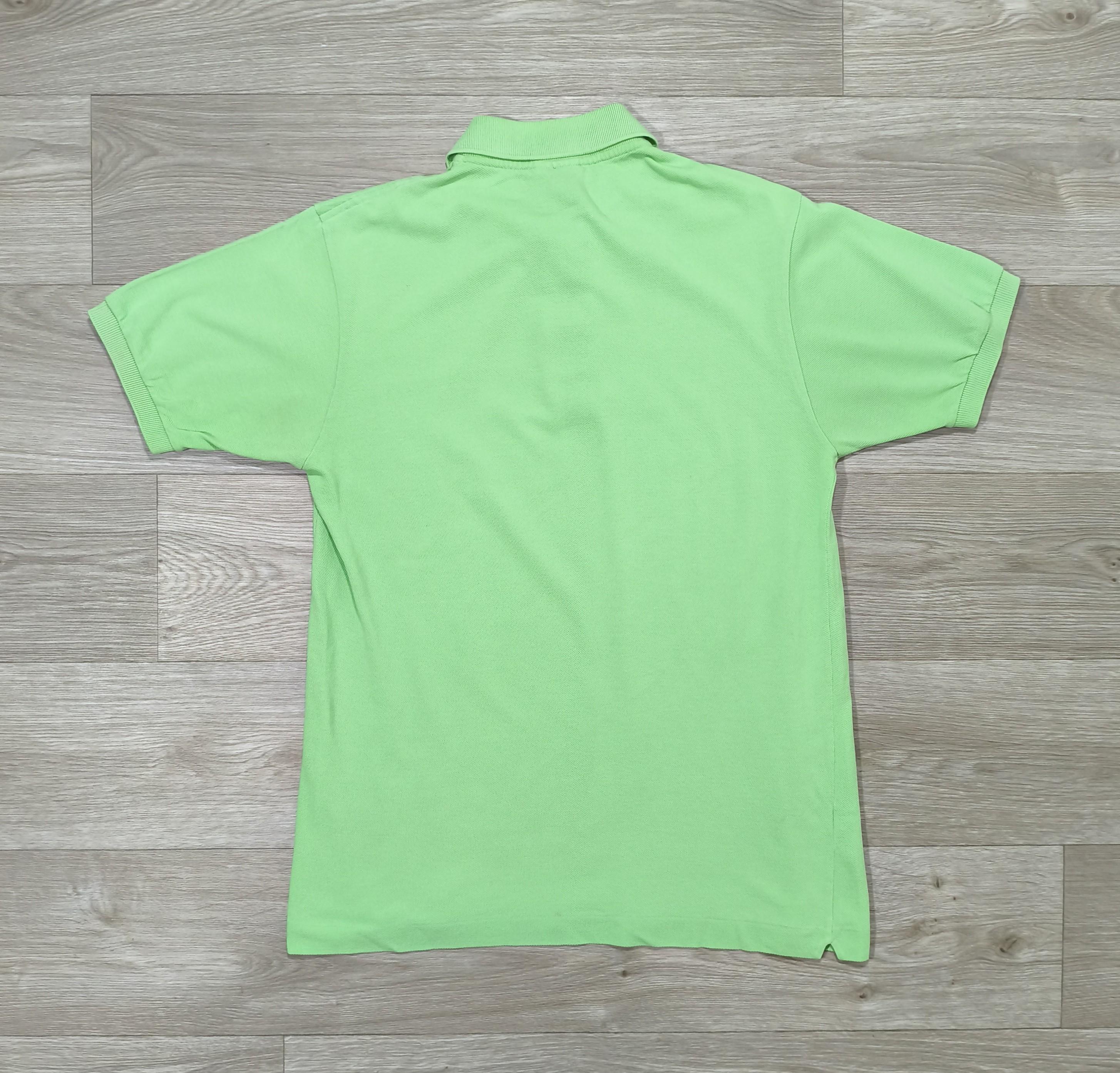 Lacoste Devanlay Apple Green Pique Polo Shirt • Vintage 90s Y2K