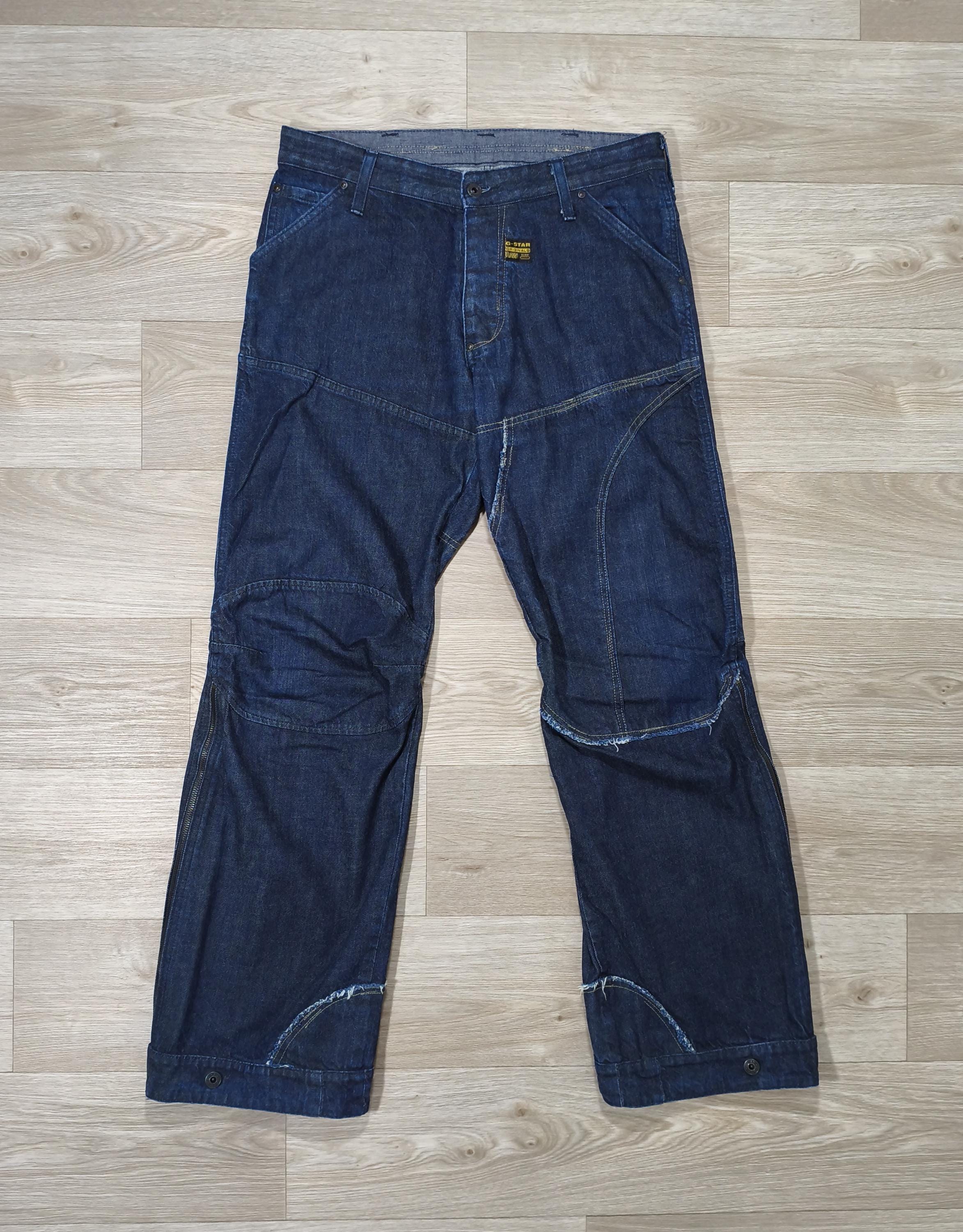 G-star RAW Concept Elwood Vintage Y2K Techwear Utility Baggy Denim