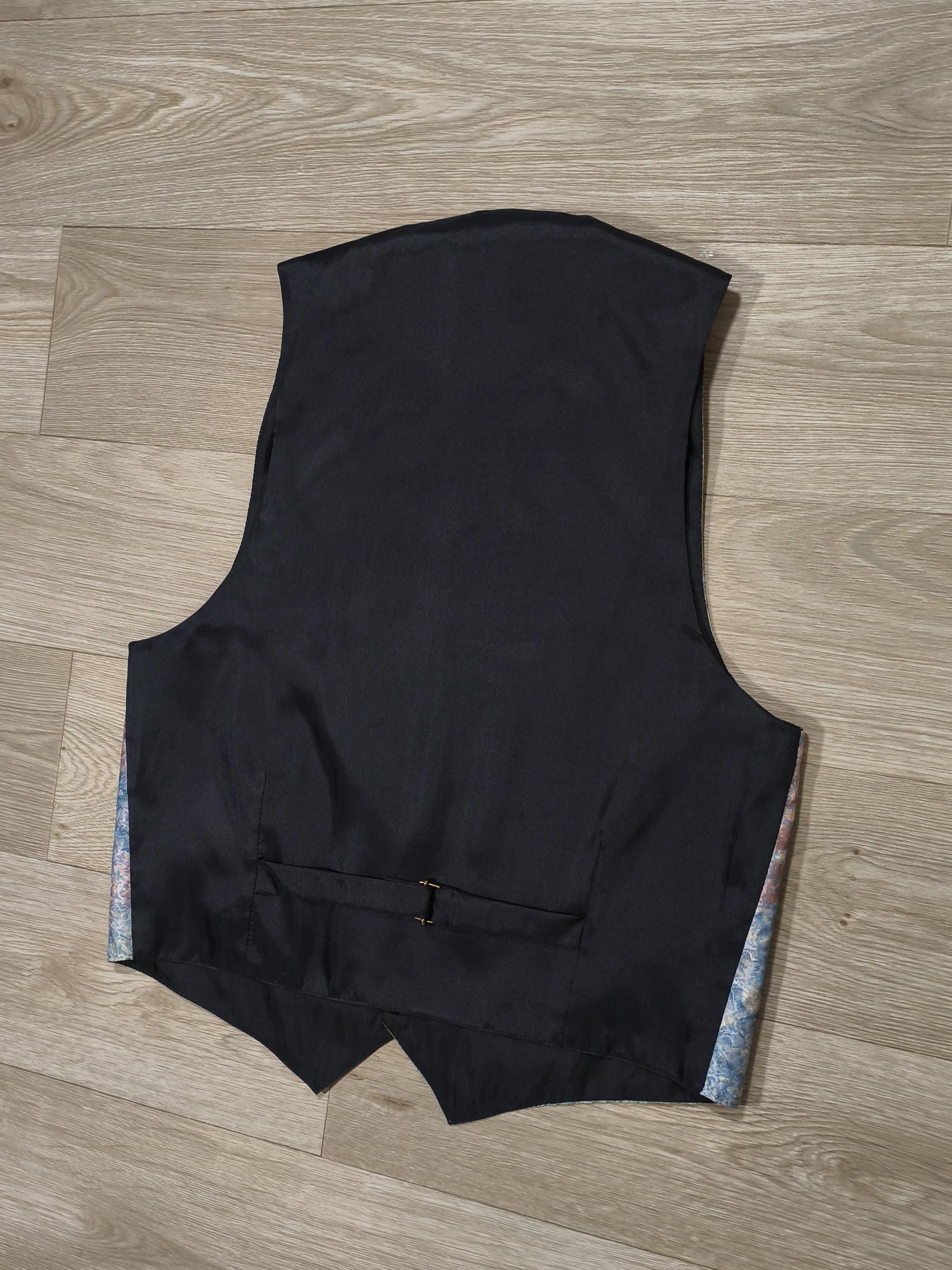 Vintage French Waistcoat • BRICE 80s 90s Vest • Textured