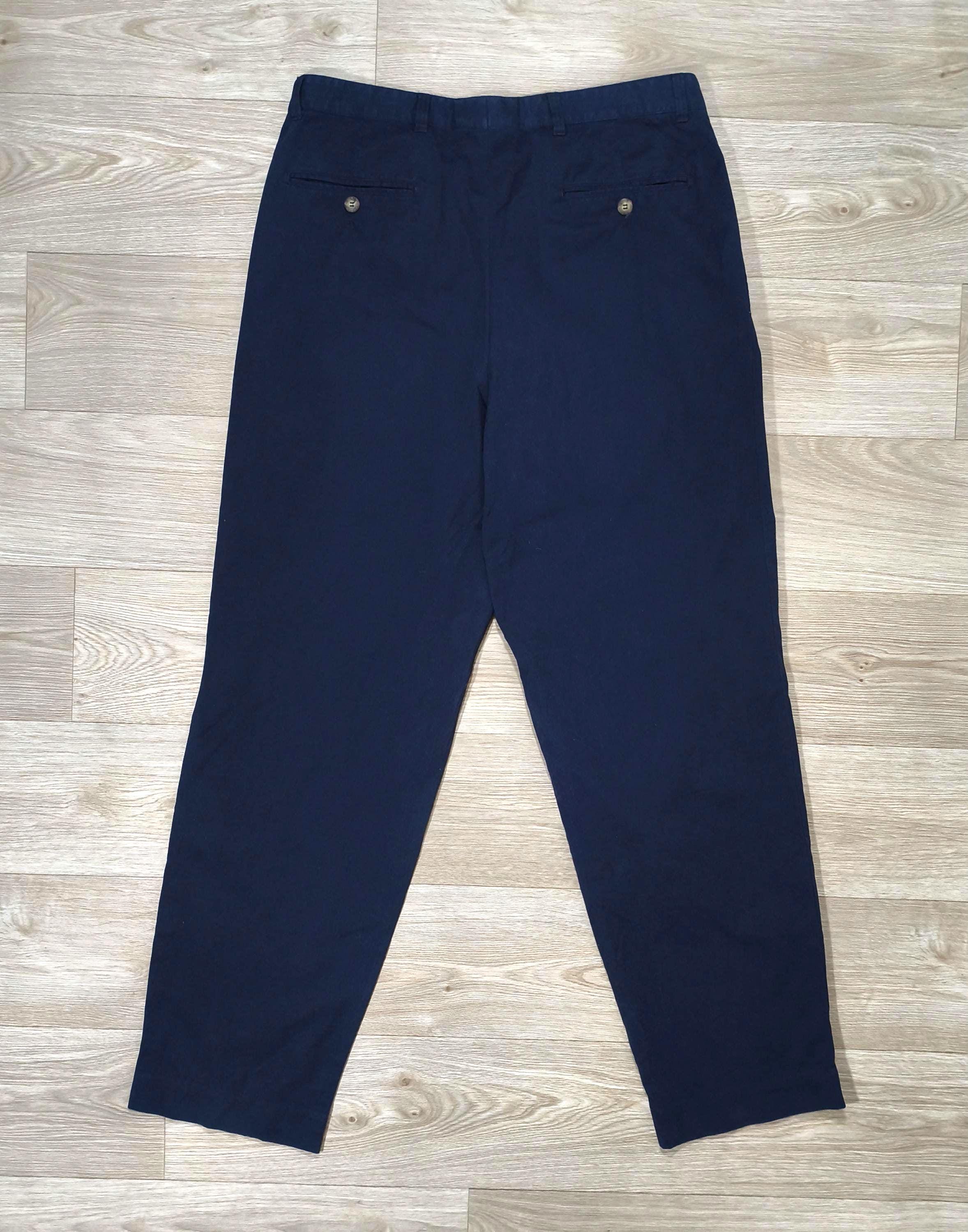 Vintage Hugo Boss 90s Pleated Pants • Wide Leg Cotton Dress