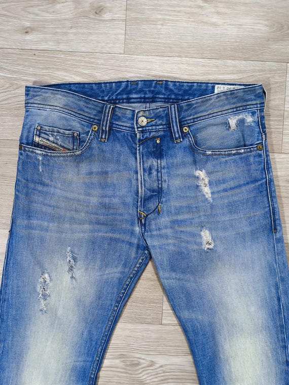 Diesel Safado Jeans - DIESEL SAFADO W26 L30 Damaged Denim