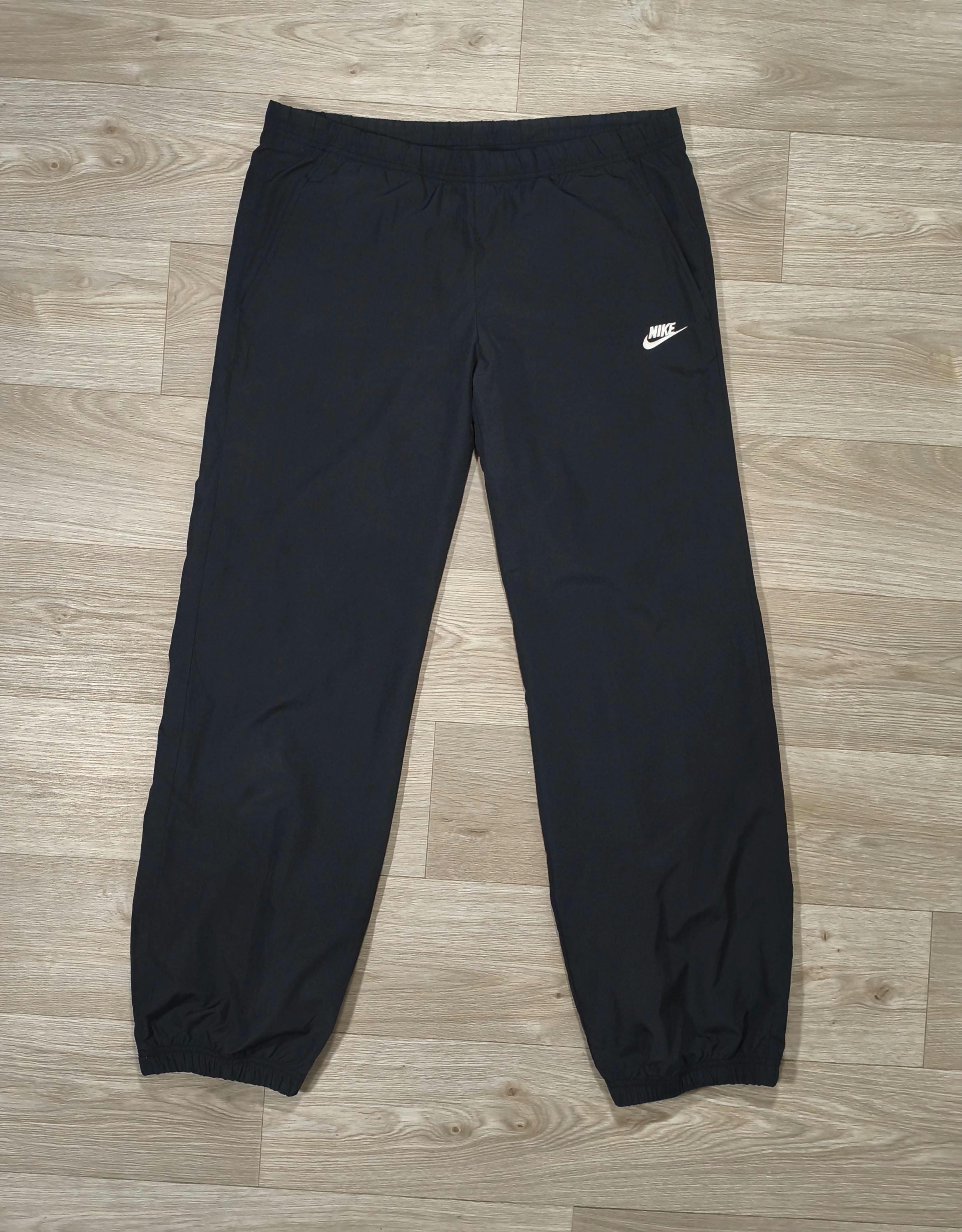 Y2k Vintage Nike Nylon Track Pants Black - Etsy