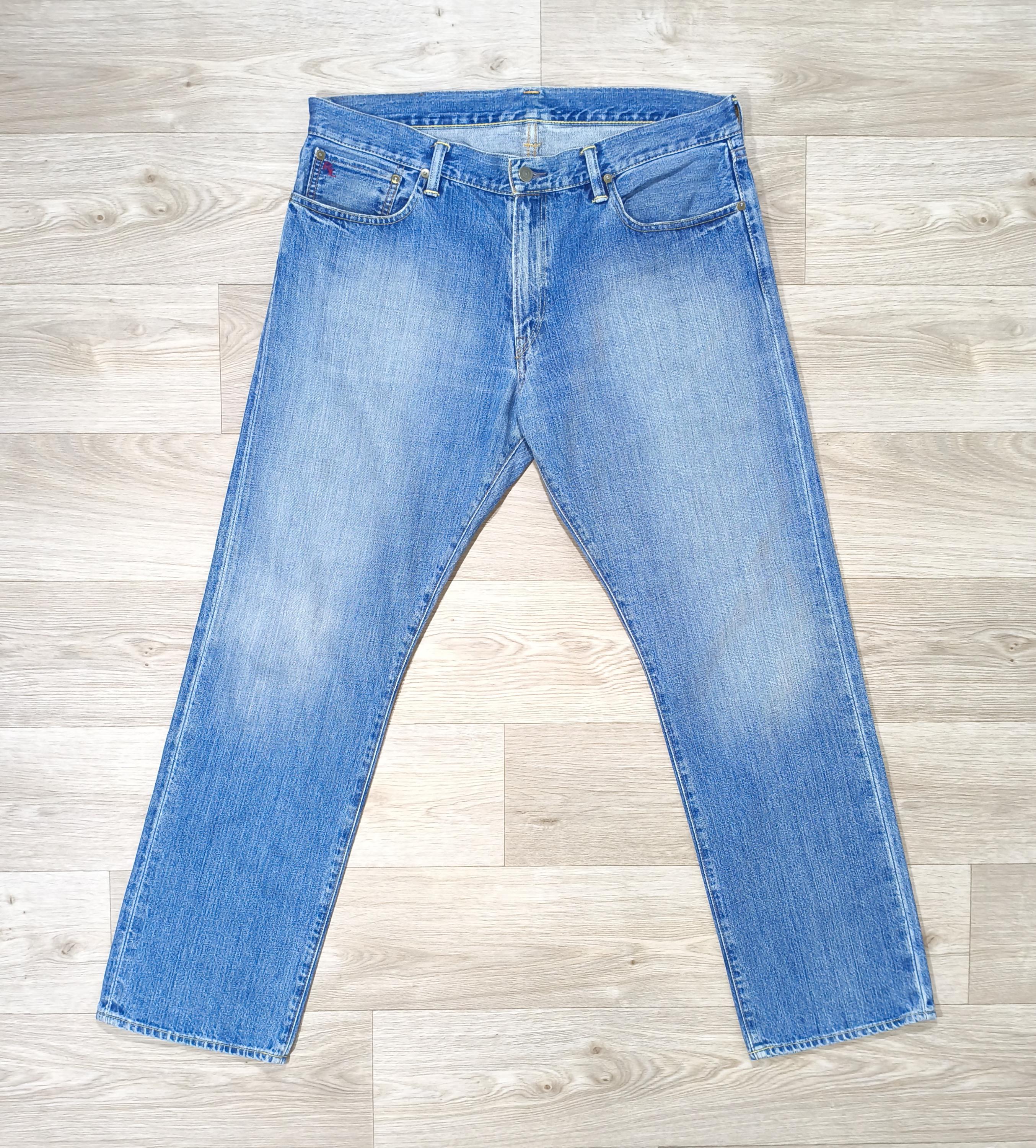 Vintage Polo Ralph Lauren 867 Jeans • Blue Light Wash 90s Y2K 