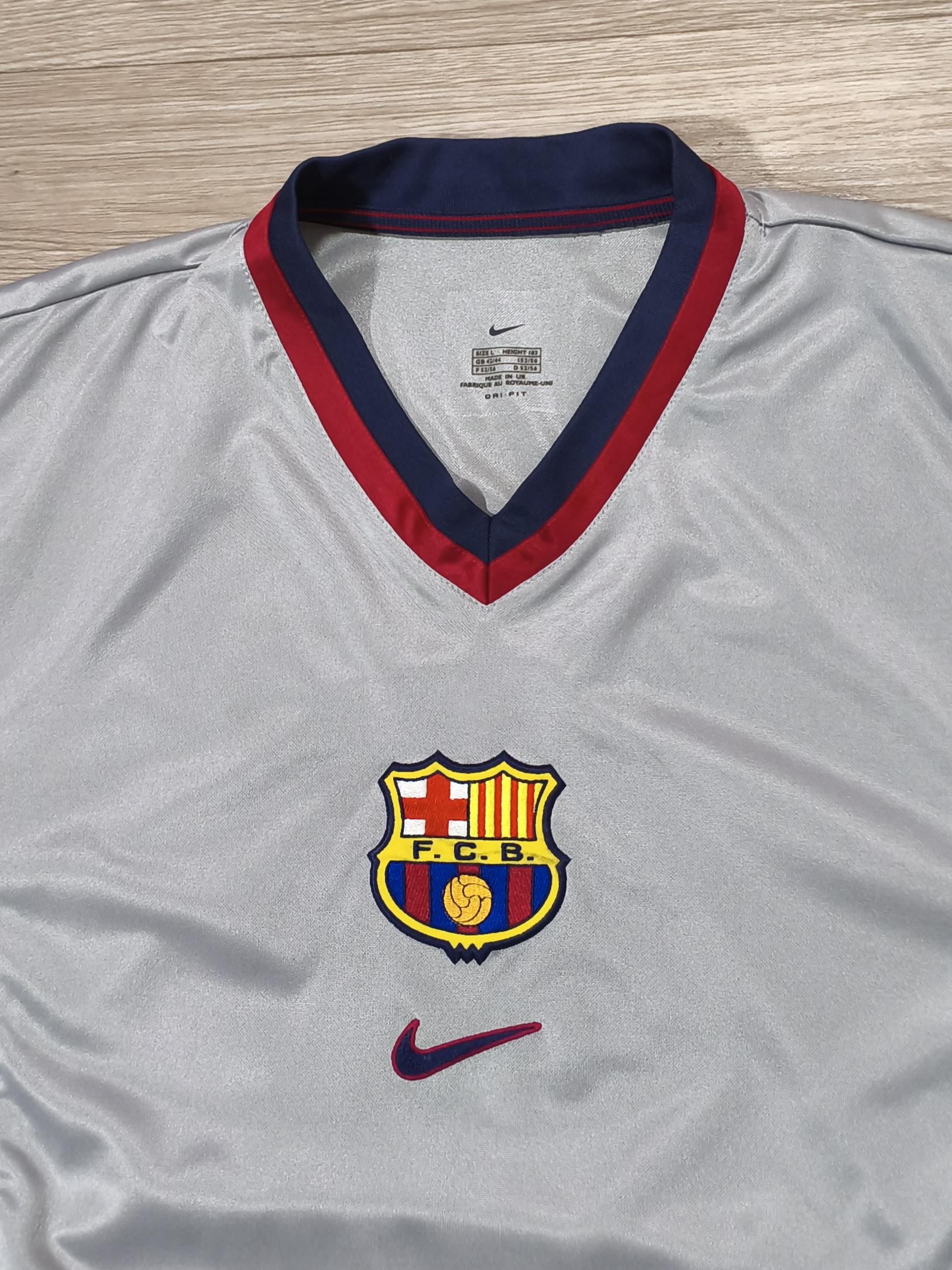 FC Barcelona Nike Centenary 1899-1999 Away Jersey • Silver Gray