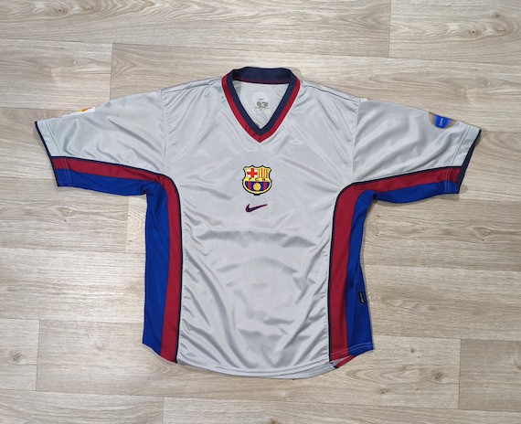 FC Barcelona Nike Centenary 1899-1999 Away Jersey • Silver Gray