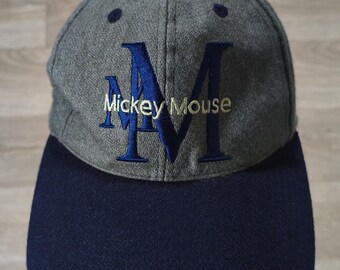 Rare 1990s Disneyland Paris Mickey Mouse Cap • Made in Taiwan