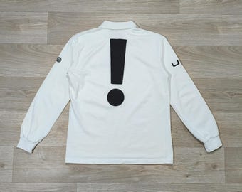 Volkswagen VW Polo Long Sleeve White Up • Full Embroidered Logo • Big Back Graphic • Mid 2010s Archive • Minimal Streetwear • Unisex