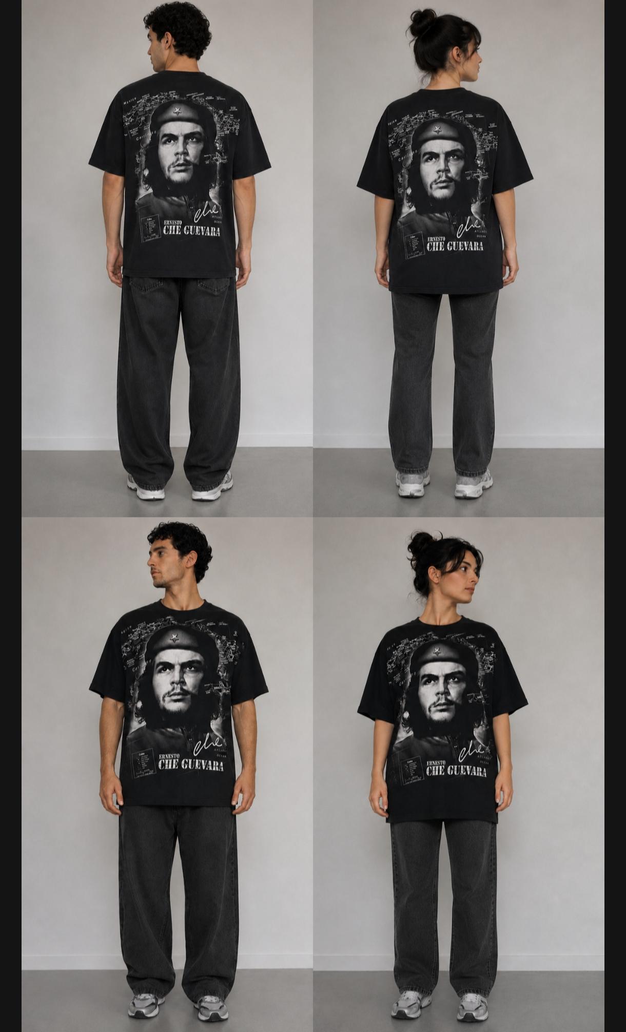 Ernesto Che Guevara Graphic T-shirt • Large Front & Back Print