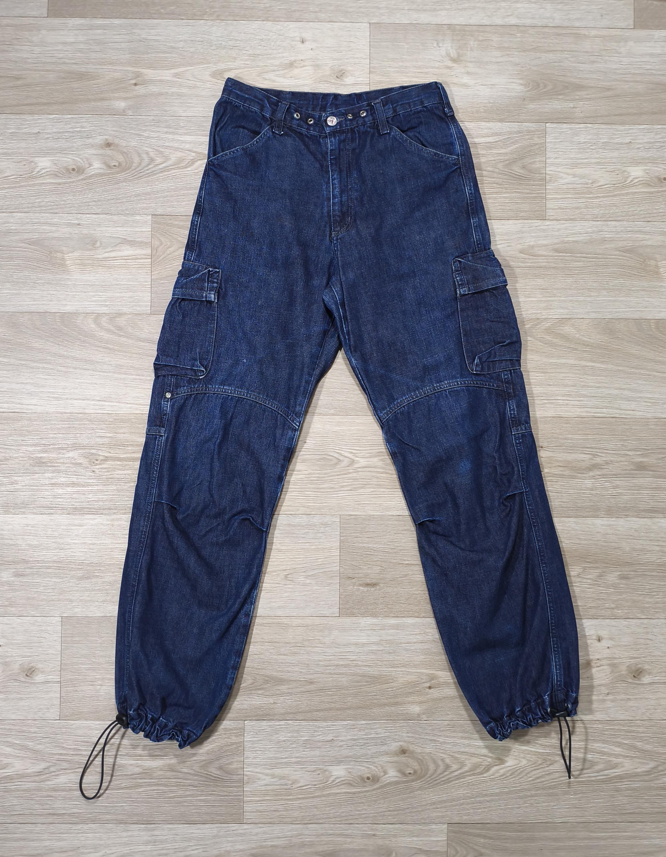 LEVEL7 Y2K Archive Zip Denim Jogger 30 LEVEL7 Y2K Archive Zip 