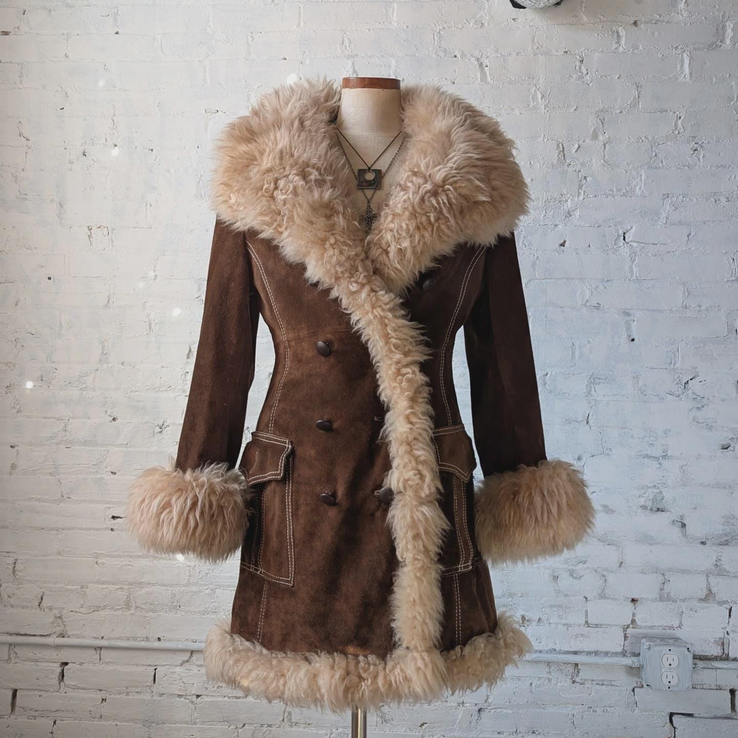 Womens Suede and Fur Jacket - Etsy