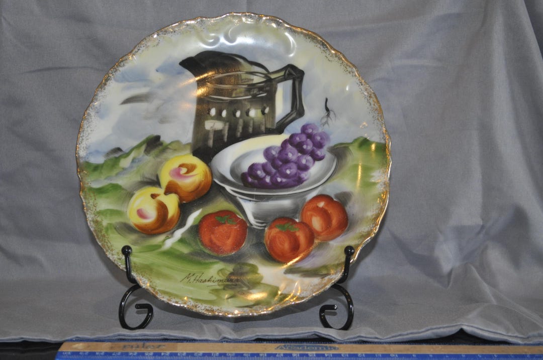 Decorative Vintage Plate: Signed by M. Hashimura From Occupied Japan - Etsy