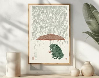 HAKU MAKI Signed Framed Limited Edition Embossed Woodblock Print