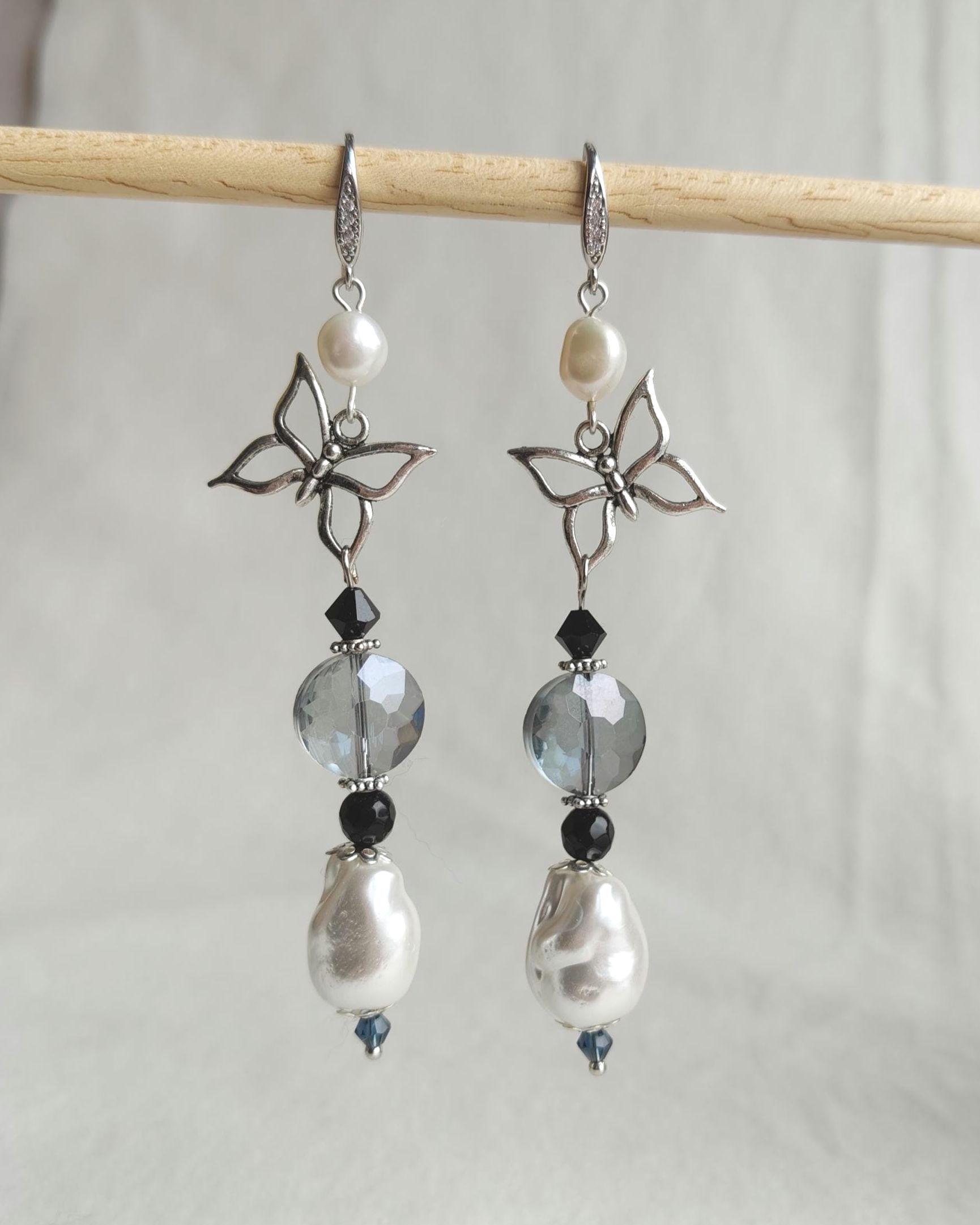 Orecchini Pendenti Lunghi In Argento Sterling 925 - Modello A Filo Elegante, Senza Chiusura - Lunghezza 100 Mm - 2