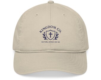 Kingdom Co. Shield Crest baseball cap | embroidered organic cotton