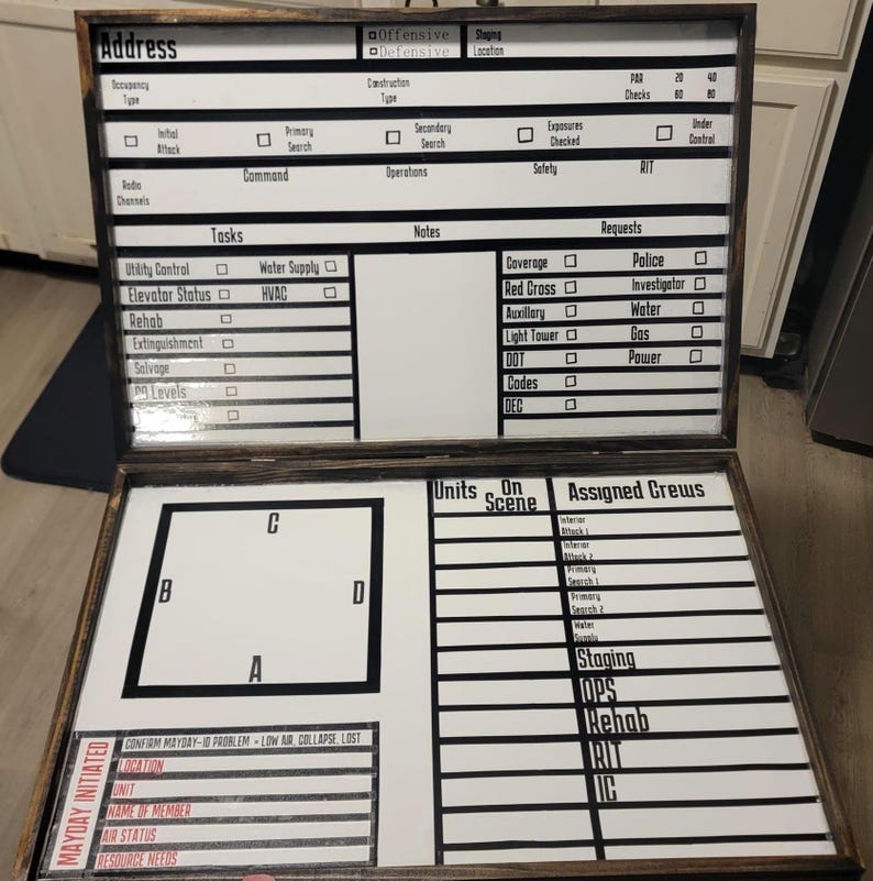 Fire Incident Command Board - Etsy