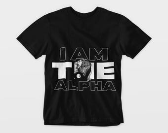 Paquete PNG SVG "Soy el Alfa": Diseño de camiseta motivacional, descarga digital