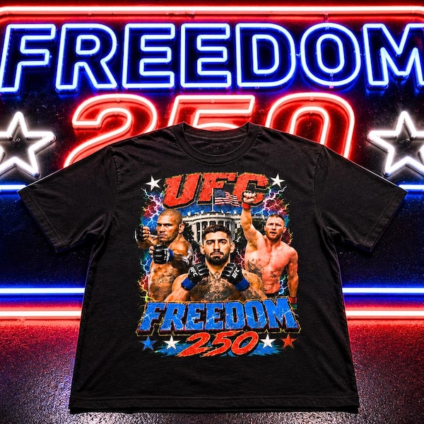 Ufc 250 Lettering Ufc Freedom 250 Fight Poster - Etsy