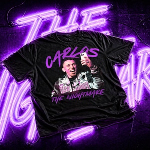 Carlos Prates "The Nightmare" UFC MMA Graphic T-Shirt, Fight Night Apparel