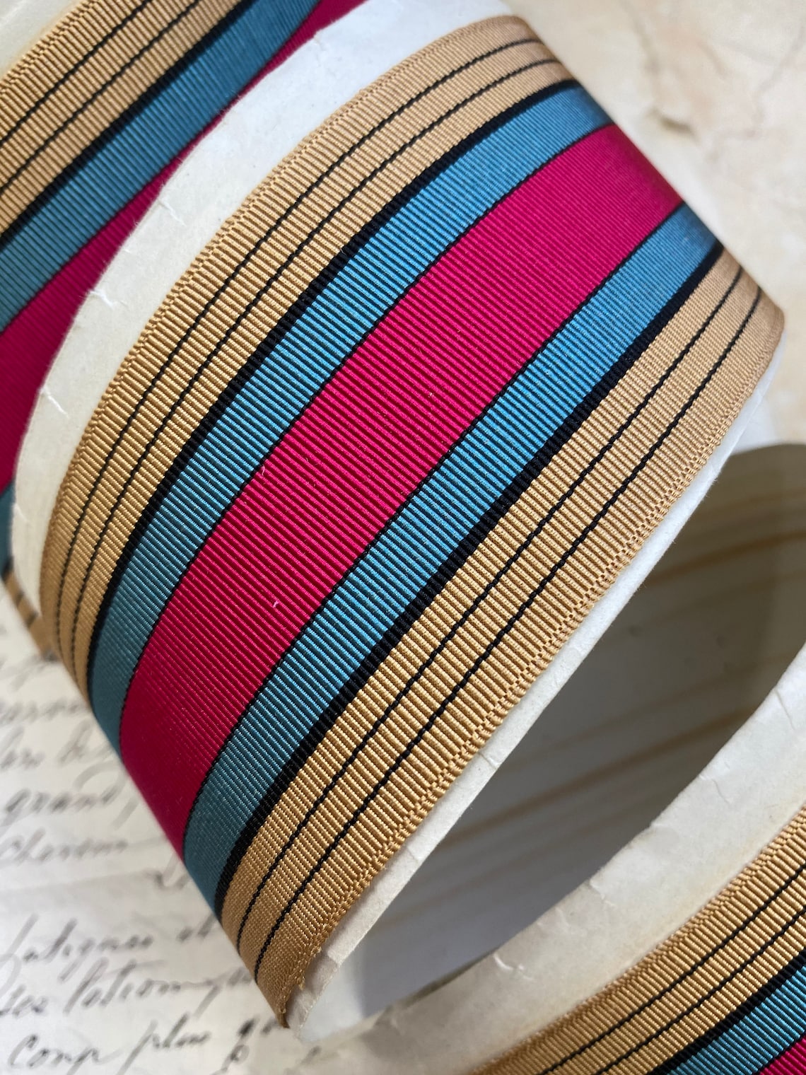 2.125 Straight Edge Woven Grosgrain Ribbon Stripes | Etsy