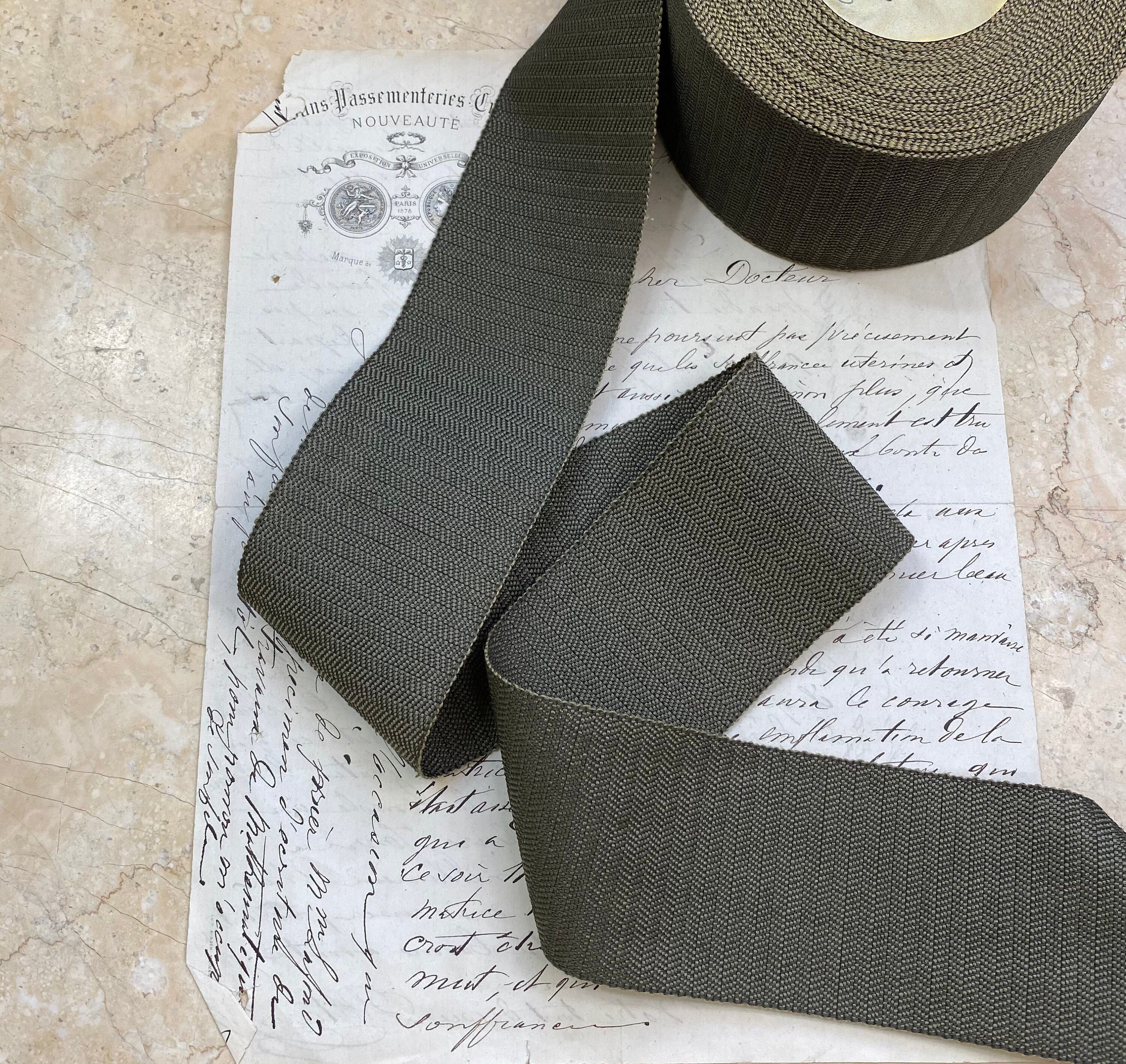 Hat Ribbin 2.25” Herringbone Vintage Hat Band Ribbon Trim Hatter Milliner Chevron ...