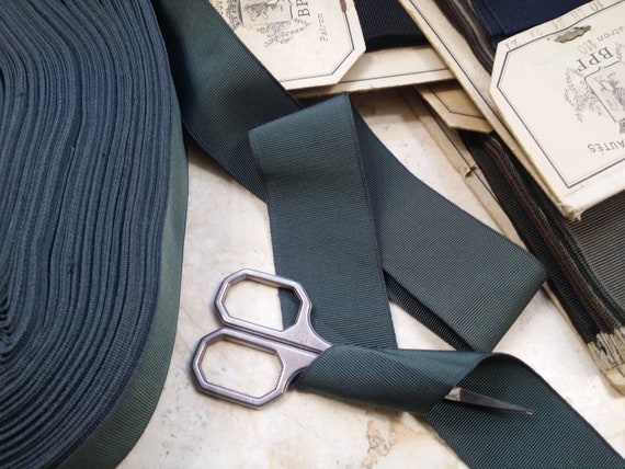 1.375 Straight Edge Woven Grosgrain Ribbon Vintage | Etsy