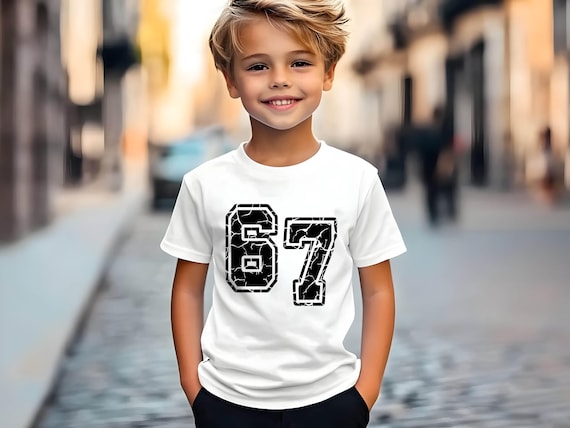 Kids 67 Meme Shirt, Gen Alpha & Z Trend Tee, Six Seven 67 T-shirt