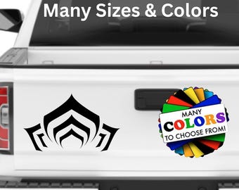 Lotus Warframe Logo Decal, Many Sizes & Colors, Large Graphics Waterproof Car Truck Vinyl Stickers Trailer Ford Chevy Dodge Toyota