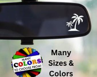 Palm Trees Decals, Many Sizes & Colors, Large Graphics Waterproof Car Truck Vinyl Stickers Trailer Ford Chevy Dodge Toyota Camping RV