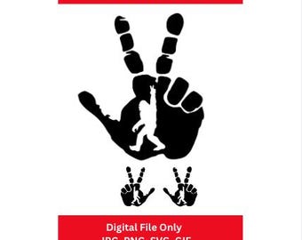 Jeep Cryptid Wave Bigfoot Design, svg png jpg pdf vector graphic design cut print dye laser engrave digital files download commercial use