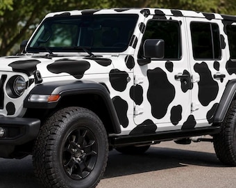 The Original Cow Spots Car Decals, Multiple Sizes Waterproof UV Resistant Sticker, Many Sizes & Colors, Indoor Outdoor