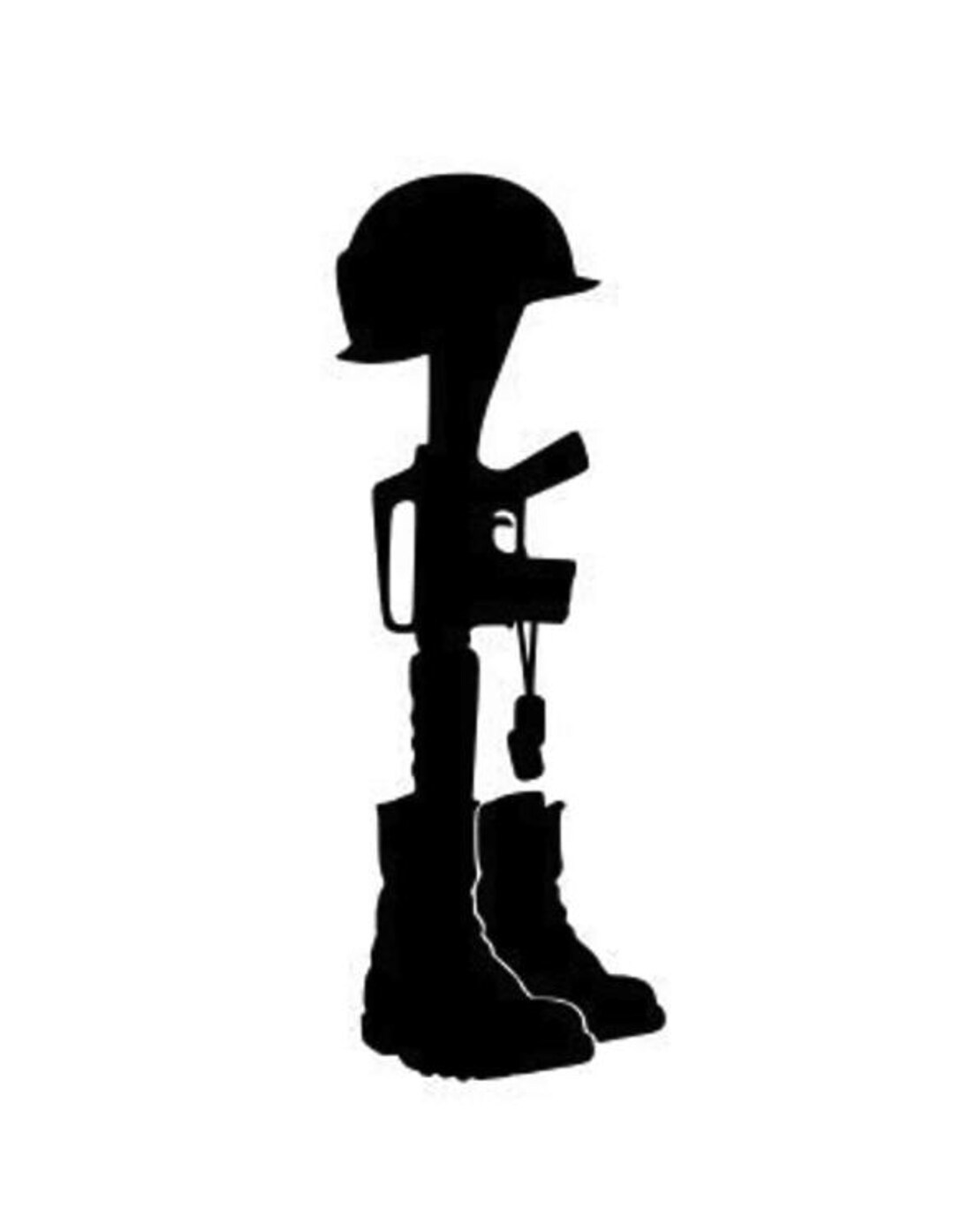Falling Soldier Vinyl Decal, Many Colors & Sizes, Military Soldier Gone ...
