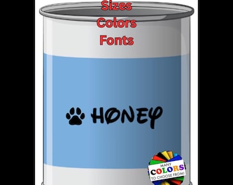 Personalized Pet Name Decal, Many Sizes, Styles, Colors & Fonts, Cars, Tumblers, Laptops Vinyl Sticker Dog Mom, Dad Gift Dogs Cats Pets