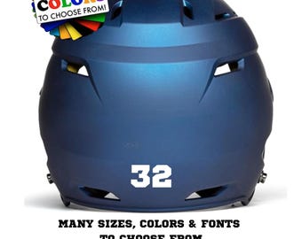 Baseball TBall Personalize Custom Name Decal, Many Sizes & Colors Kids Bat Label Baseball Helmet Number Sticker Batting Helmet Name Label