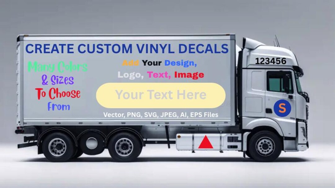 Create Custom Vinyl Decals, Make Your Own Personalized Decal, Choose ...