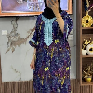 Kaftan Abayah Marmormönster