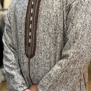 Djellaba Wazania met wintercapuchon
