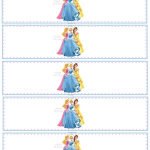 Disney Princess Thank You Cards INSTANT DOWNLOAD image 5